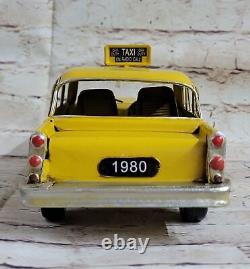 1/18 Scale CHECKER MARATHON Taxi Cab Diecast Model Taxicab Yellow Color Gift