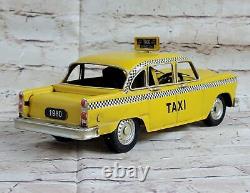 1/18 Scale CHECKER MARATHON Taxi Cab Diecast Model Taxicab Yellow Color Gift