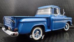 1 1950s Chevy Pickup Truck Vintage Classic Model Car Carousel Blue Metal 18 Race