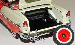 1 1955 Chevy Bel Air Vintage Sport Car Racer 12 Metal Race 18 1957 1956 24