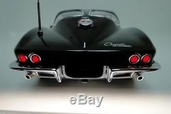 1 1963 Vette Corvette Sport Car 43 Chevrolet 18 Vintage 24 Carousel Black 12