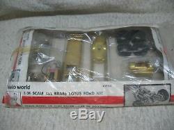 1/24 Scale Vintage 1966 Auto World Brass Lotus Ford Slot Car Kit-extremely Rare
