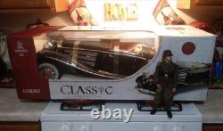 1/6 scale World War II Benz German staff car static RC black and chrome new