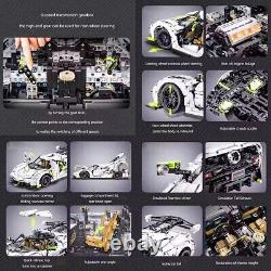 1/8 Building Blocks Set Speed Racing Diy Build Sport Car Bricks Kids Toys Gift