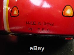 1$ Auction Rare Kang Yuan KY Red China MF 760 Tin Friction MGA Racing Car with Box