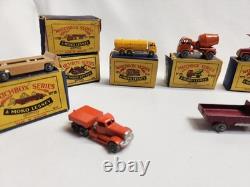 11 Vintage Old Rare Lesney Matchbox Cars Trucks Mint Some Boxed Colectors Dream