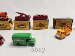 11 Vintage Old Rare Lesney Matchbox Cars Trucks Mint Some Boxed Colectors Dream