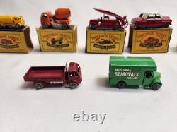 11 Vintage Old Rare Lesney Matchbox Cars Trucks Mint Some Boxed Colectors Dream
