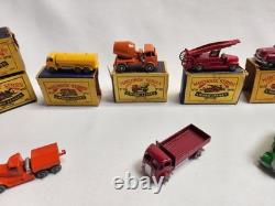 11 Vintage Old Rare Lesney Matchbox Cars Trucks Mint Some Boxed Colectors Dream
