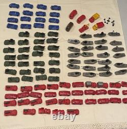 110 NOS Miniature Plastic Toys Army Navy Cars Trucks Dime Store Prize Gumball
