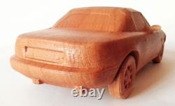 116 Mazda MX-5 Miata Wood Car Sport Model Scale Replica Oldtimer Vintage Toys