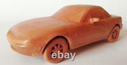 116 Mazda MX-5 Miata Wood Car Sport Model Scale Replica Oldtimer Vintage Toys