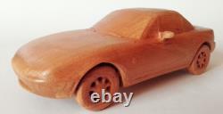 116 Mazda MX-5 Miata Wood Car Sport Model Scale Replica Oldtimer Vintage Toys