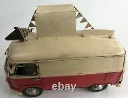 118 Alloy Diecast Classical Minibus Pull Back Car toys Mini Vintage Home Decor