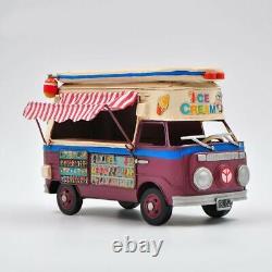 120 Alloy Diecast Classical Minibus Pull Back Car toys Mini Vintage Decor