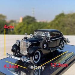 143 Black Vintage Classic Old Car Alloy Model Diecasts Vintage Collection Toys