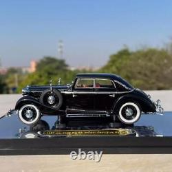 143 Black Vintage Classic Old Car Alloy Model Diecasts Vintage Collection Toys