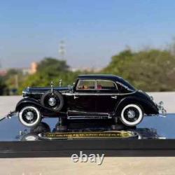 143 Black Vintage Classic Old Car Alloy Model Diecasts Vintage Collection Toys
