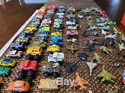 160+ Vintage Micro Machines Army Truck Car Boat Motorcycle Tank 80's Lot Case
