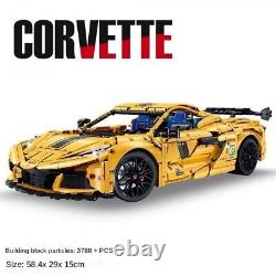 18 Corvette Supercar Building Blocks Set Racing Car Model Kids Toys Gift