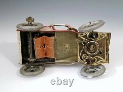 1903 Early LEHMANN TUT TUT Man in Open Car with HornFantastic German Tin Toy