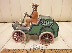 1903 LEHMANN Runabout Wind Up Toy Car OHO Germany