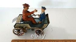 1903 LEHMANN Toys Naughty Boy Tin Toy car See video