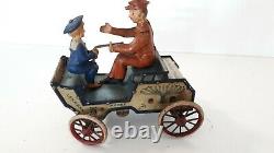 1903 LEHMANN Toys Naughty Boy Tin Toy car See video