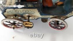 1903 LEHMANN Toys Naughty Boy Tin Toy car See video