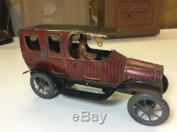 1910-1916 Fisher Meier Bub Ect German Tin Windup Limousine Car Original