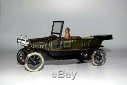 1915 Bing Open Touring Car German Tin Toy Wind-Up Clockwork Motor (1 of 3 known)