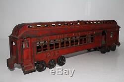 1920's Harris, Hubley, Cast Iron #1200 New York & Chicago Limited Baggage Car