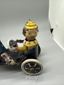 1920's Marx Car Lizzie of the Valley XO-7-11 RARE 4 Wheels No Brakes Wind-Up