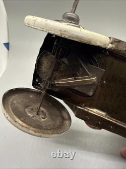 1920's Marx Car Lizzie of the Valley XO-7-11 RARE 4 Wheels No Brakes Wind-Up