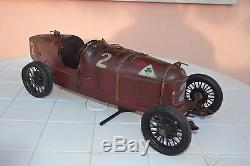 1920`s Very Rare! CIJ ALFA ROMEO P2 LARGE TINPLATE RACING CAR