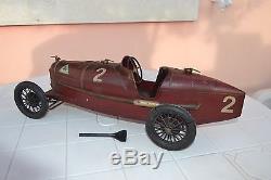 1920`s Very Rare! CIJ ALFA ROMEO P2 LARGE TINPLATE RACING CAR
