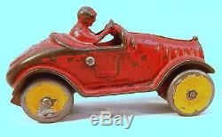 1920s Cast Iron INDY OPEN RACE CAR Arcade Hubley Champion Vindex Kilgore Toy