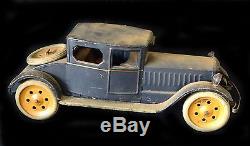 1920s US Toy Car Roadster w. Friction Motor by Schieble Toy Dayton Ohio (EsFh)