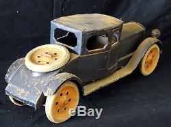 1920s US Toy Car Roadster w. Friction Motor by Schieble Toy Dayton Ohio (EsFh)