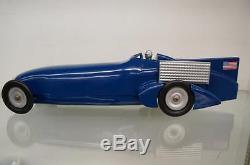 1927 KINGSBURY BLUEBIRD RACER RACE CAR WIND UP TOY PRESSED STEEL WORLD RECORD