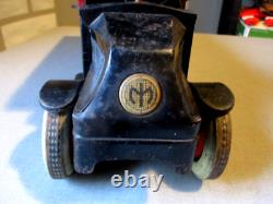 1928 J. Chen Hercules C- Mack Cab Wrecker Tow Truck-20-pressed Steel Antique Toy