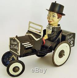 1930'S MARX CHARLIE McCARTHY CAR TIN LITHO WIND UP 7 1/4 LOOK THIS CONDITION