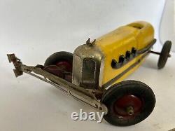 1930's Kokomo Stamped Metals Co Electric Race Car Stamped Steel Toy