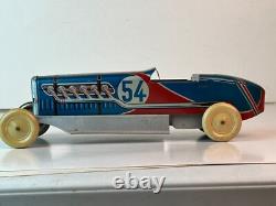 1930's Made in France M-L Tin Race Car, Original