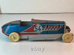 1930's Made in France M-L Tin Race Car, Original