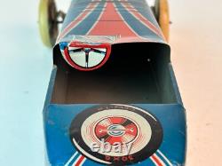 1930's Made in France M-L Tin Race Car, Original