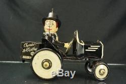 1930's Marx Charlie Mccarthy Benzine Buggy Car Tin Wind Up Toy Comic Original