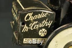 1930's Marx Charlie Mccarthy Benzine Buggy Car Tin Wind Up Toy Comic Original