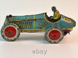 1930's Tin Race Car, Original