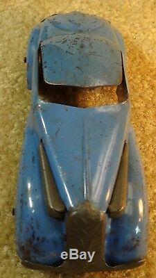 1930's Wyandotte pressed steel Blue Aero LaSalle Car